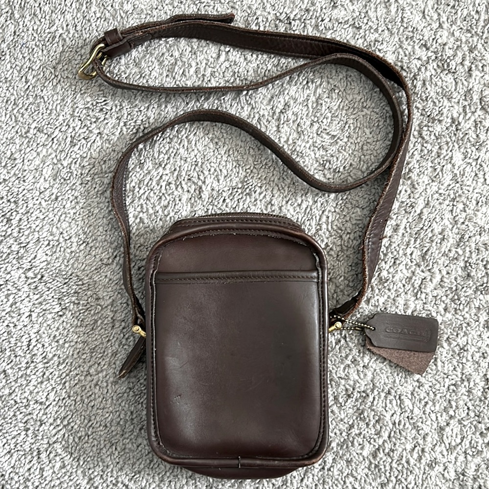 Coach Kit Bag (9973) Vintage Leather Crossbody Gem